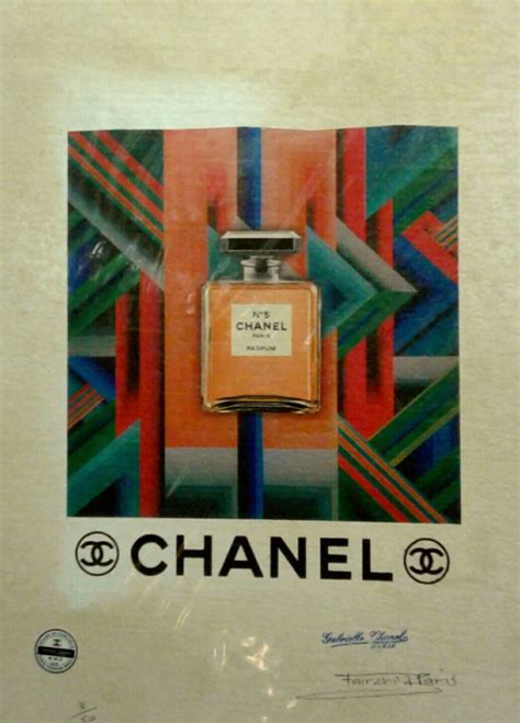 Fairchild Paris Signed French Edition Chanel No 5 Framed Print